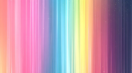 Obraz premium Colorful seamless vector illustration of vertical striped lines in pastel colors, perfect for wallpaper, backdrop, or design