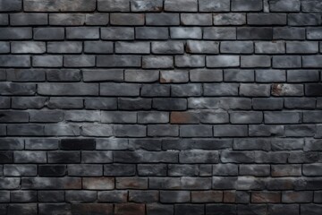 Obraz premium Old black brick wall architecture backgrounds repetition.