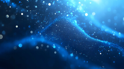 Obraz premium Abstract blue background with stars, perfect for creative projects
