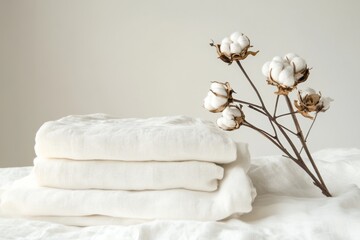 Organic cotton fair trade, a collection of organic cotton textiles highlighting their softness, sustainability, and fair trade certification, ensuring ethical production and social responsibility, 