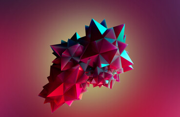 abstract background with triangles