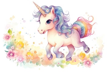 Fototapeta premium Cartoon drawing animal mammal.