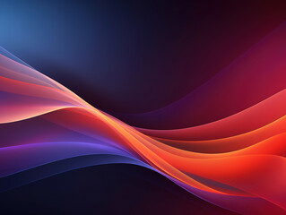 Fototapeta premium Vibrant Abstract Color Waves Background