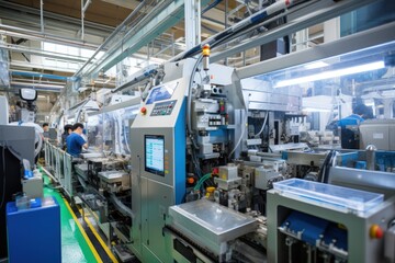 Manufacturing industry factory architecture.