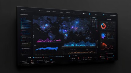 Predictive analytics for business: Predictive analytics dashboard showing future trends and forecasts