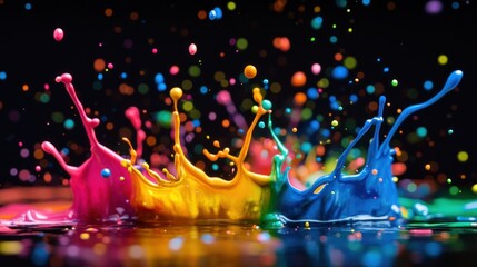 Colorful Paint Splash