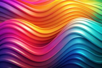 Fototapeta premium Modern Wavy Gradient Background for Creative Designs