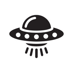 Unique UFO Silhouette Vectors for Posters, T-Shirts, and More