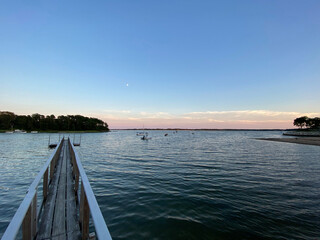 Obraz premium The Dock at Quanset Pond