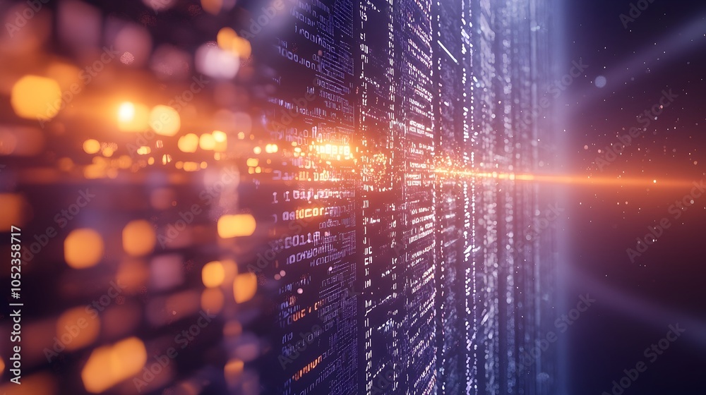 Poster impenetrable quantum encryption shielding sensitive digital data from hackers