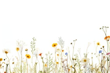 Meadow wildflower backgrounds grassland outdoors.