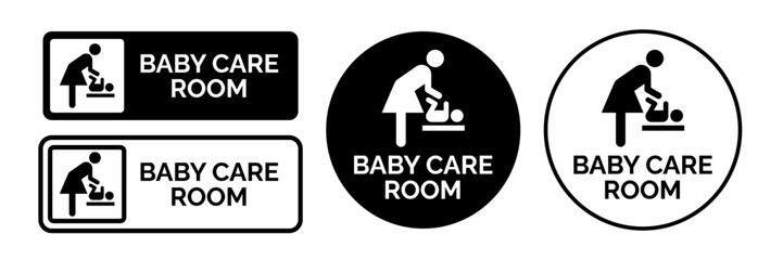 Toilet icons set. Men and women restroom icon sign left right arrow. Disabled wheelchair icon. Baby changing room sign. Parent room symbol. Shower room sign. Bathroom sign. Vector Illustration