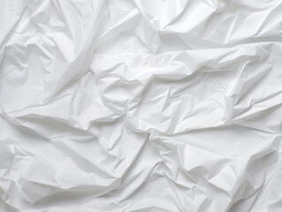 Fototapeta premium Tileable White Crumpled Paper Texture for Abstract Artistic Concepts