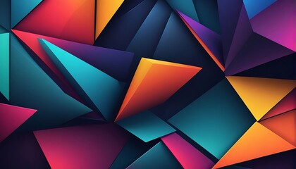 abstract background with triangles