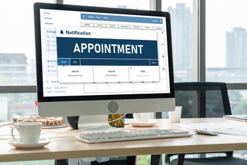 Online applointment booking calendar for modish regristration on the internet website