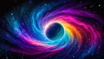 Spiral background with space