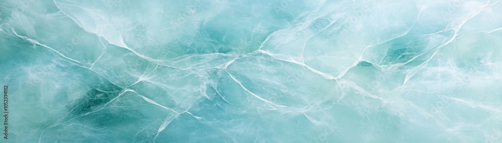 Wall mural closeup ice texture background, frosted cold backdrop with textured surface.