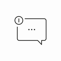 speech bubble icon sign vector