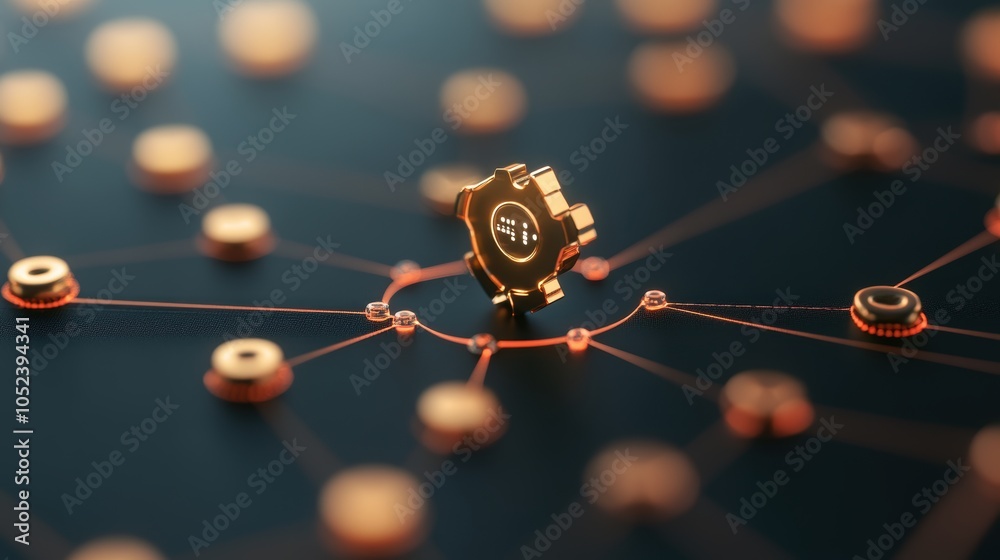 Poster a network diagram with highlighted security protocols protecting the wireless network, emphasizing t