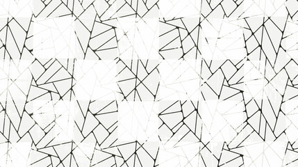 abstract black and white pattern made of squares, monotype, pattern