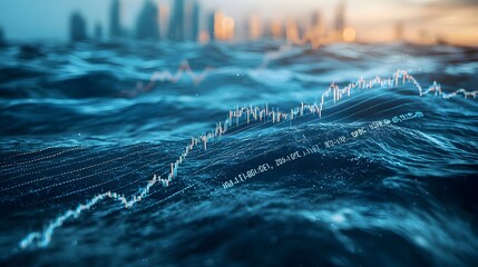 Navigating the Tides of Financial Markets   An Abstract Data Visualization
