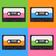 Obraz premium Colorful Tape Quartet