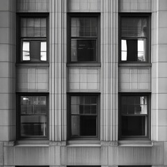 Windows on business edifice