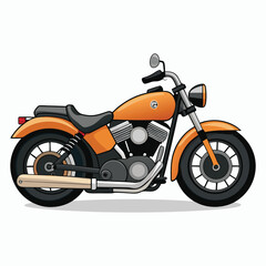 harley davidson on white background
