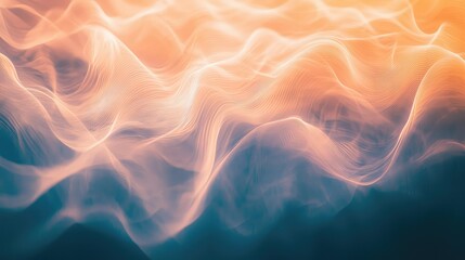 Abstract Light Waves in Hypnotic Flowing Patterns