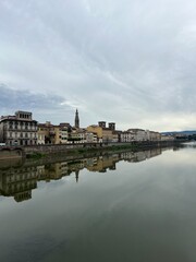 Fototapeta premium Waterfront View of Florence 