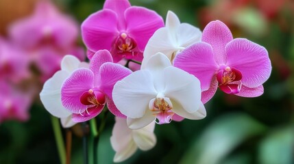 Obraz premium Vibrant Orchid Species in Full Bloom