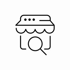 app small shop icon sign vector