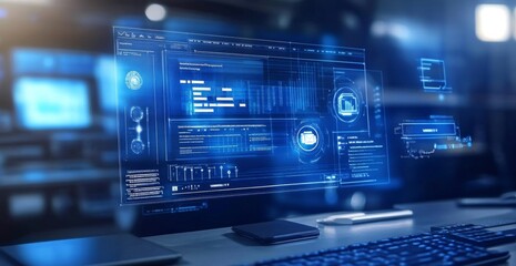 Fototapeta premium Revolutionizing Technology with Low Code Platforms