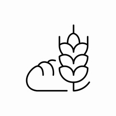 flour products icon sign vector