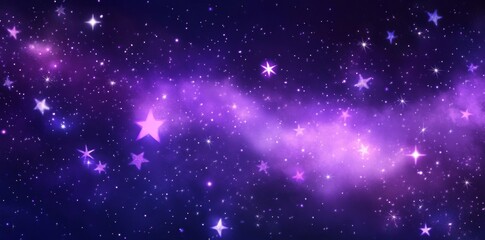 Fototapeta premium A vibrant star-themed background showcasing shimmering sparkles.