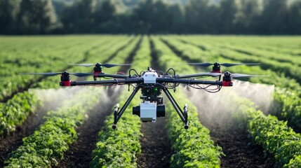 Experience smart farming automation through the impressive capabilities of these aerial sprayers.
