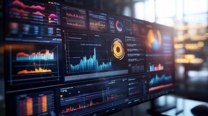 Obraz premium Illustration depicting business process automation concepts.