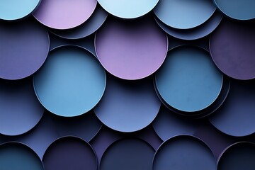 Abstract background with overlapping blue and purple circles