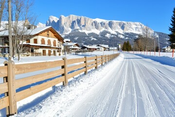 Fototapeta premium The Dolomite Mountain Range of the Trentino Alto Adige region of Italy - Val Veneggia