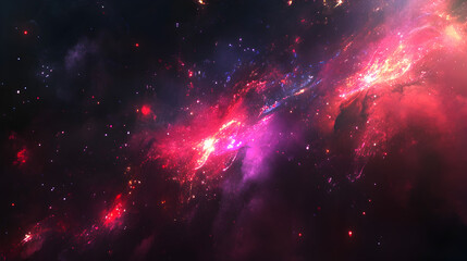 Fototapeta premium un fondo de galaxia o el universo colorido destellos de luces espaciales mundo desconocido universo imponente y maravilloso 