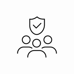 family insurance icon sign vector