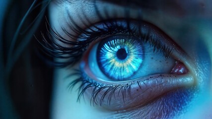 Fototapeta premium Mystical Blue Eye