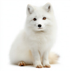 Obraz premium Arctic Fox Isolated