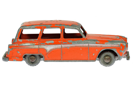 Wiehl, Germany - October 19, 2024: vintage Budgie Austin A95 Westminster Countryman isolated on white background