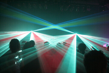 Lasershow in Diskothek - Discotheque Life