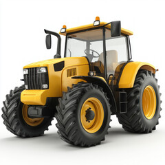 Obraz premium Farm Tractor Isolated