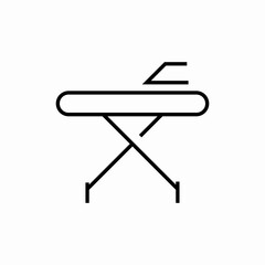 ironing board icon sign vector