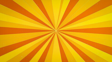 Obraz premium Wallpaper That Displays A Radial Burst Pattern In Various Shades Of Yellow, Surrounded By Subtle Sparkles And Highlights For Added Visual Interest