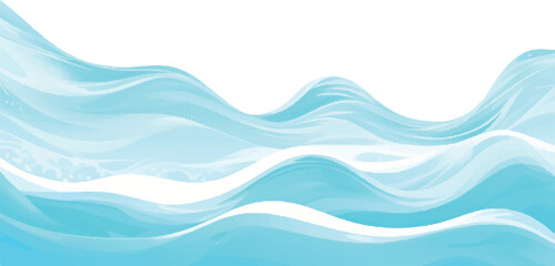 Transparent abstract soft blue and green abstract water color ocean wave texture background. Banner Graphic Resource as background for ocean wave and water wave abstract graphics	