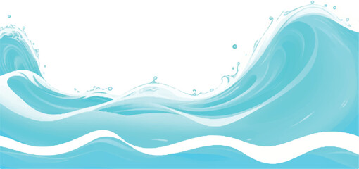 Transparent abstract soft blue and green abstract water color ocean wave texture background. Banner Graphic Resource as background for ocean wave and water wave abstract graphics	